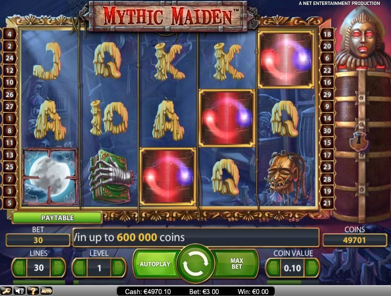 Mythic Maiden videoslot