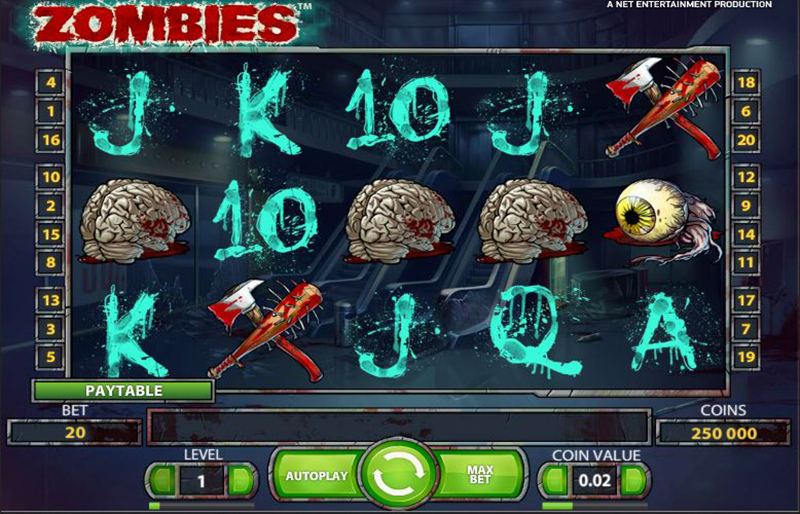 zombies videoslot