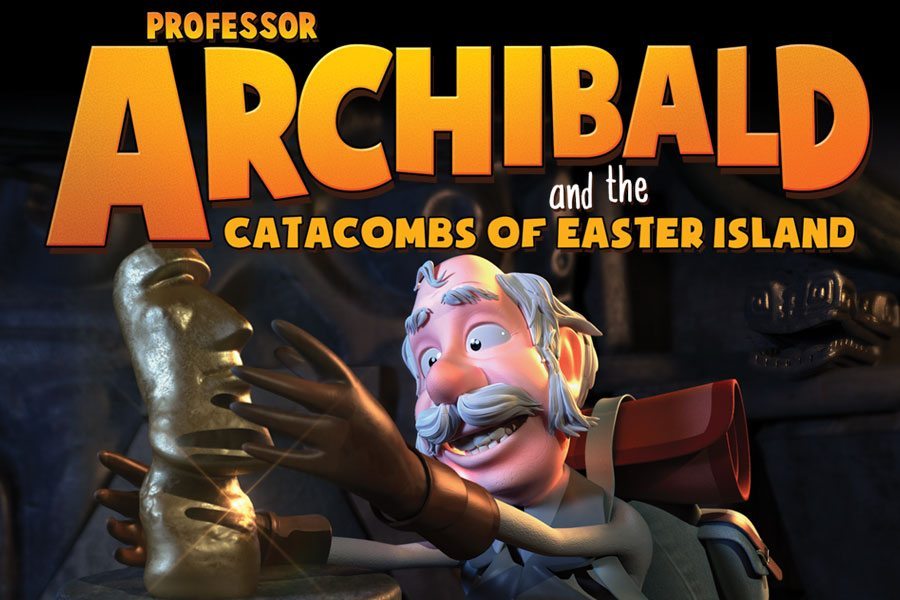 professor Archibald and the catacombs of easter island