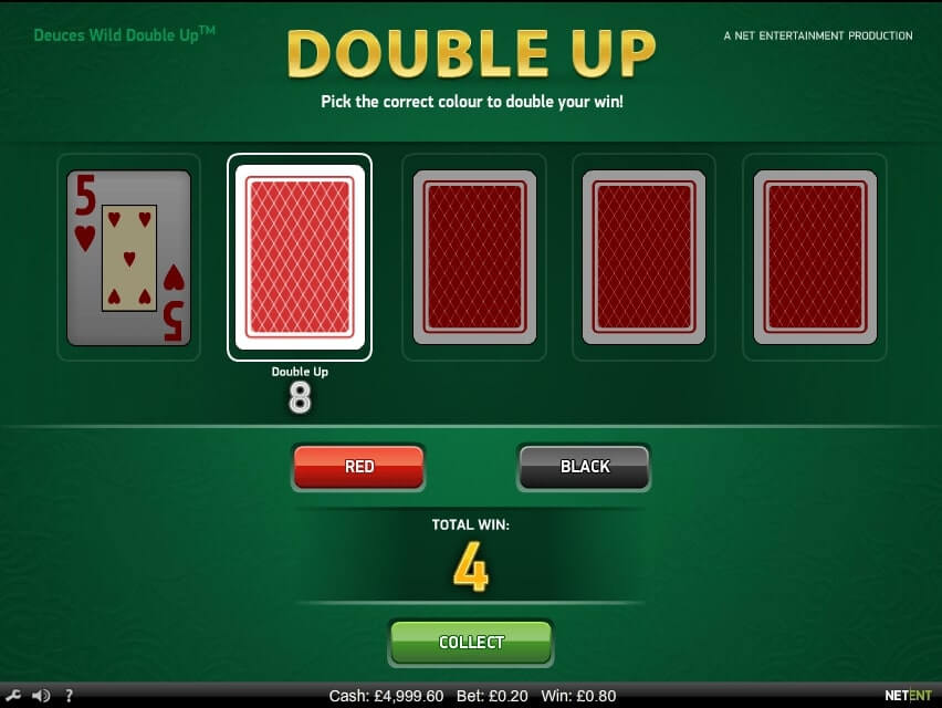 Deuces Wild videopoker