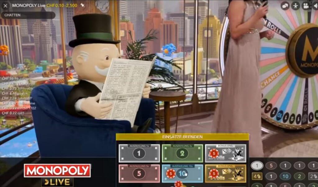 live casino monopoly