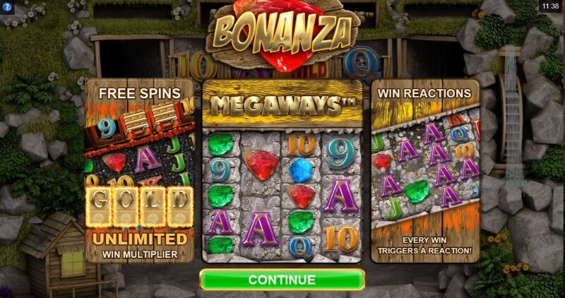 Bonanza Megaways features