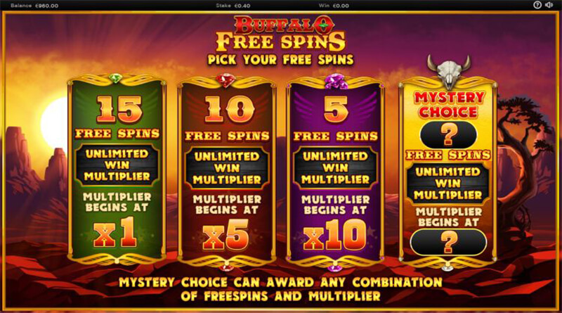 Buffalo Rising Megaways free spins