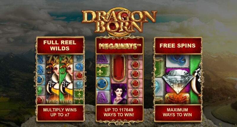 Dragon Born Megaways features