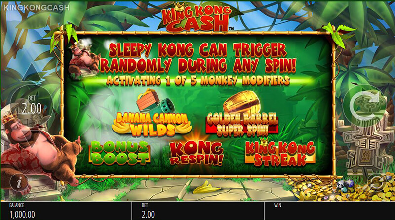 King Kong Cash features