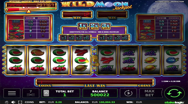 wild moon jackpot mystery