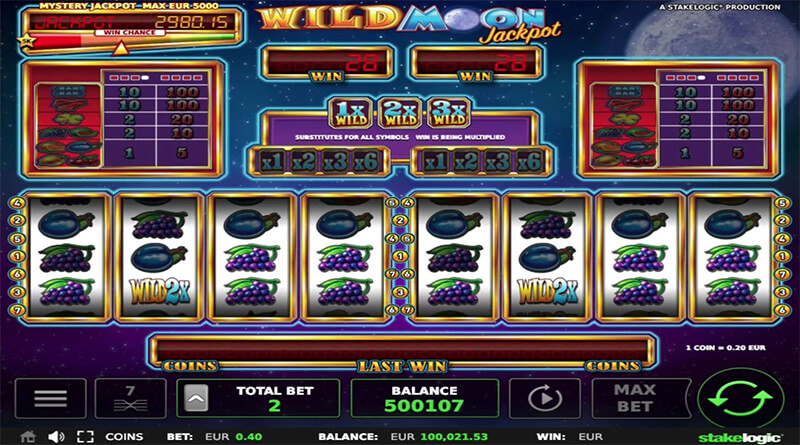 Wild moon jackpot