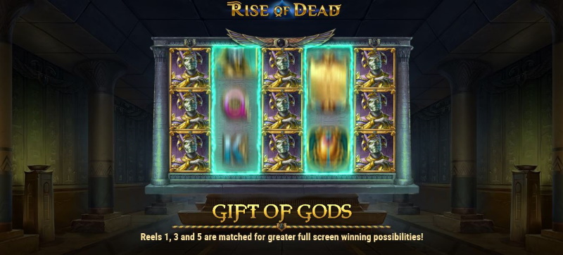 Videoslot Rise of Dead feature