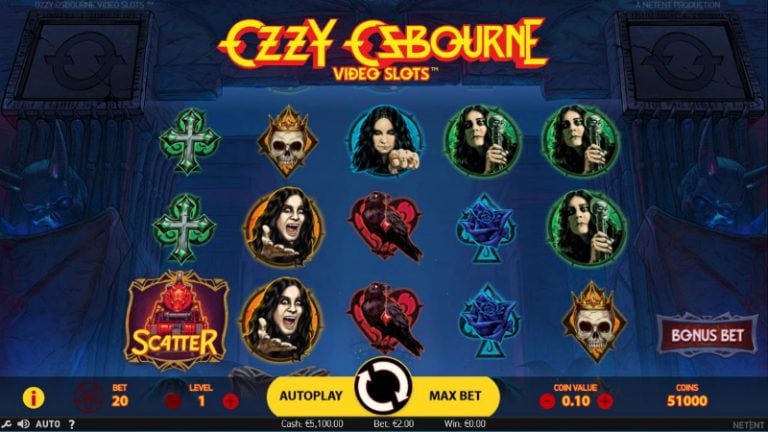 Ozzy Ozbourne videoslot netent