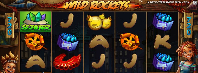 Wild Rockets videoslot