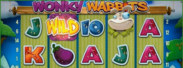 Wonky Wabbits videoslot