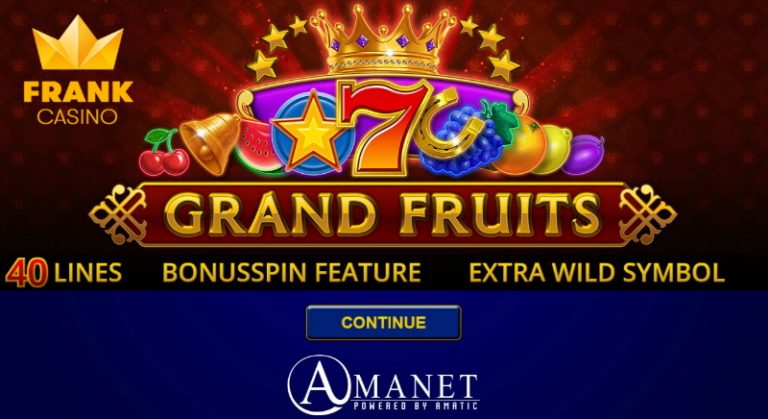 Grand Fruits frank casino