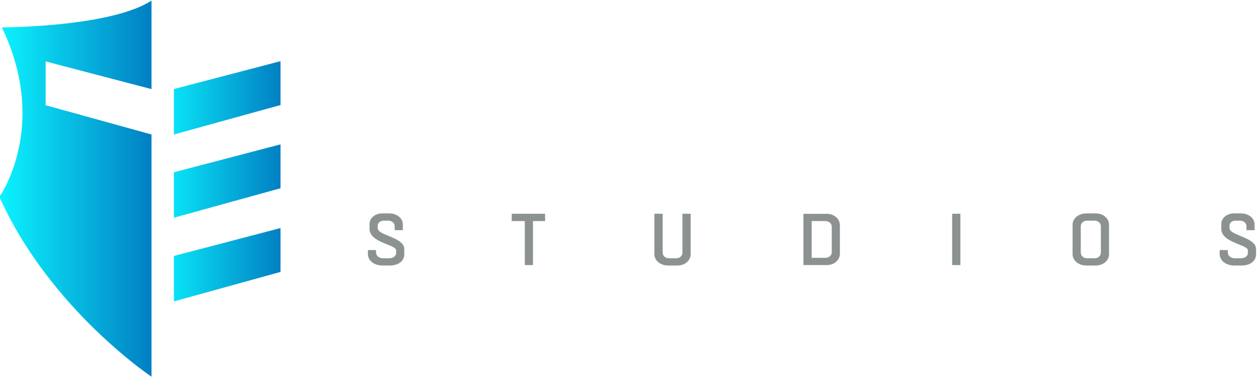 Triple Edge Studios blauw wit