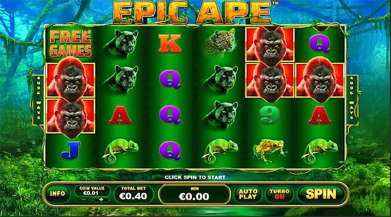 Epic Ape videoslot