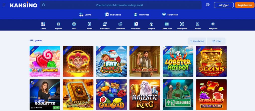 Kansino casino alle games