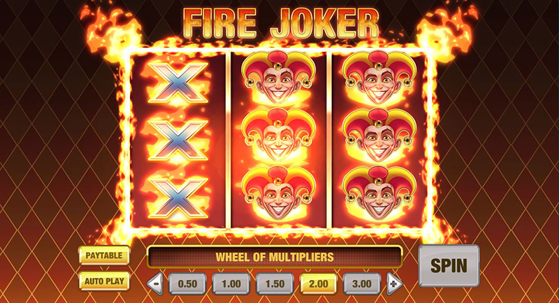 fire joker wheel of multipliers