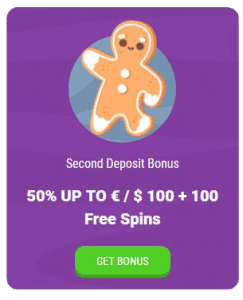 Cookiecasino second deposit bonus