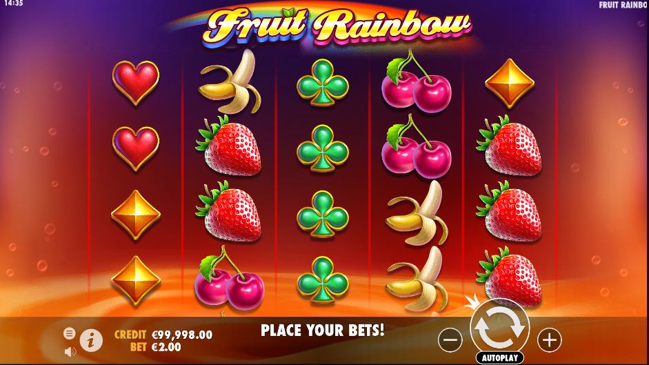 Fruit Rainbow videoslot Pragmatic Play