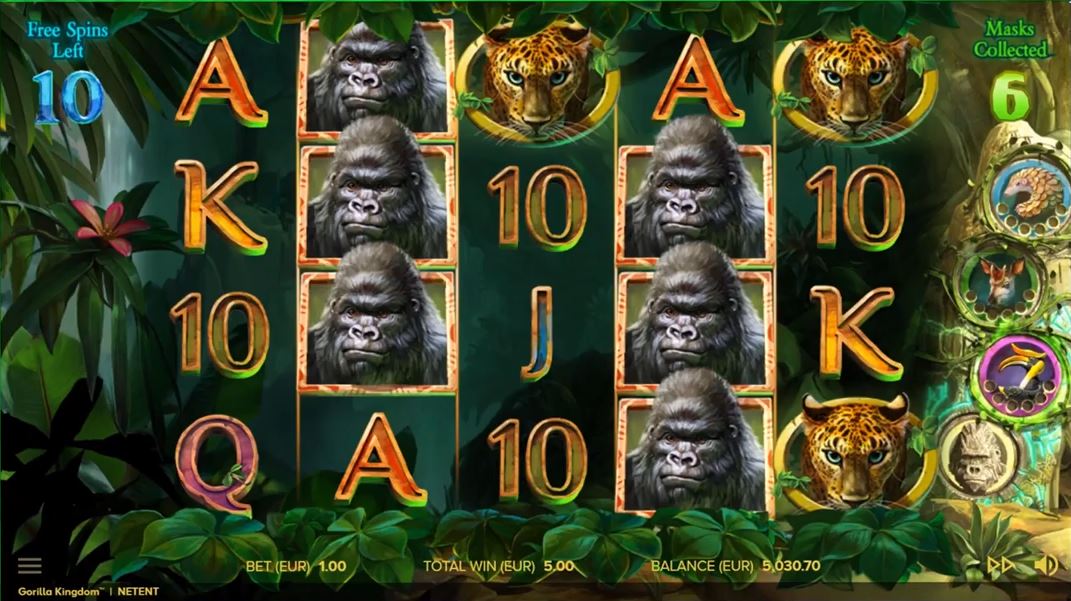 gorilla kingdom slot netent