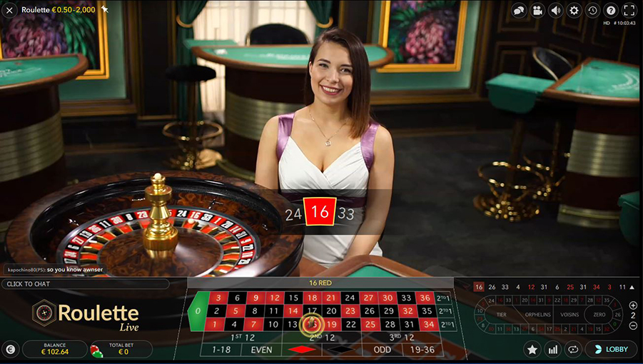 live roulette