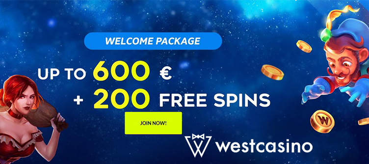 welkomstbonus westcasino