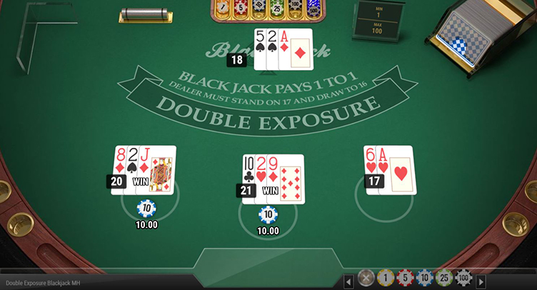 Blackjack Double Exposure Speedy Casino
