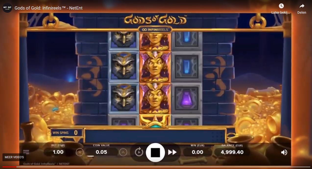Gods of Gold Infinireels videoslot NetEnt