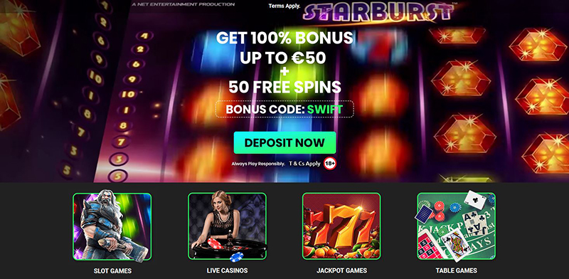 Swift Casino screenshot