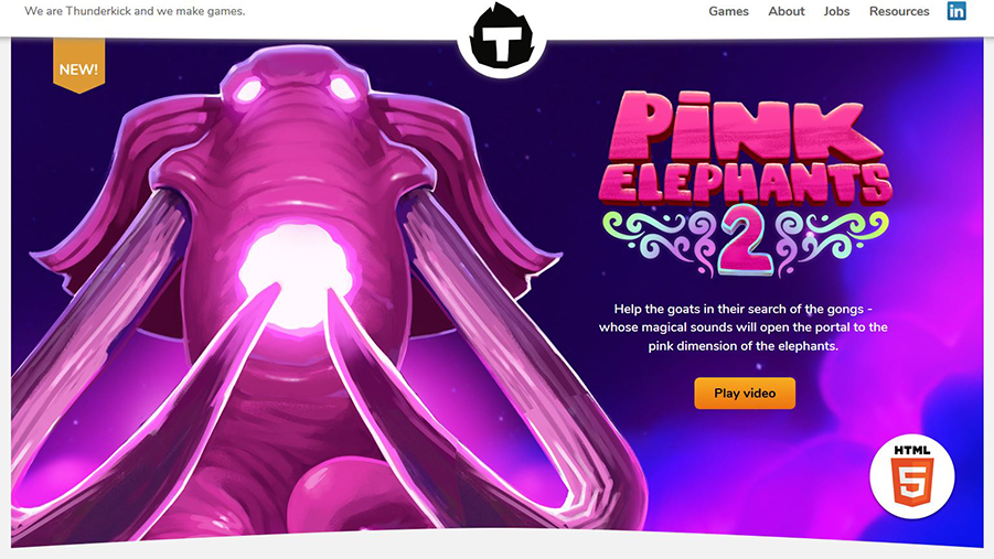 Thunderkick Pink Elephant 2