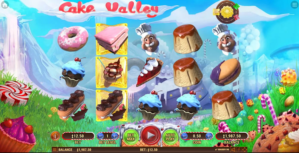 cake valley videoslot