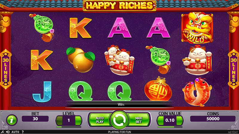 Happy Riches videoslot Turbo Casino