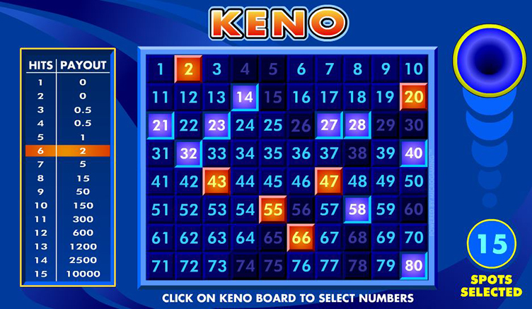 Keno game