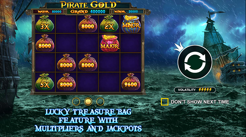 Pirate Gold multiplier-jackpot