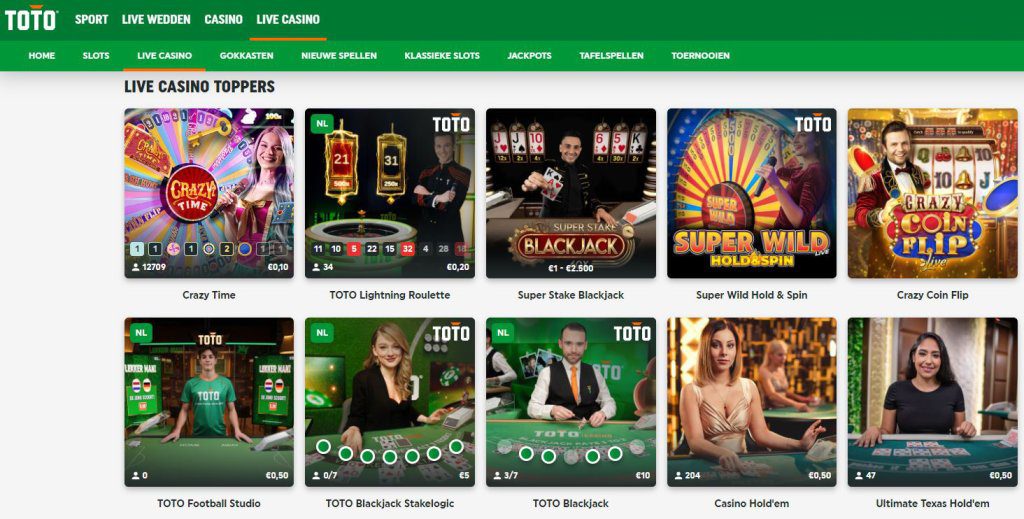 TOTO live casino