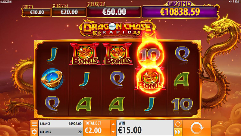 dragon chase bonus