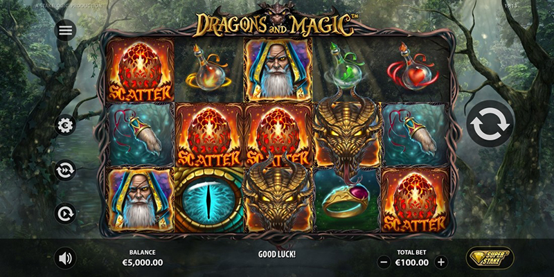 dragons and magic scatter