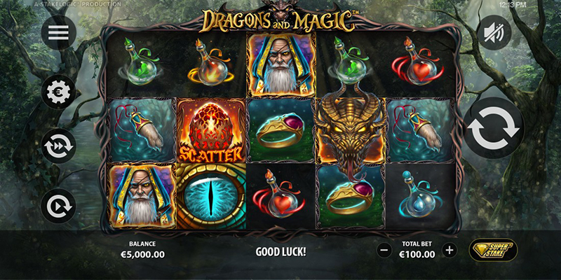 dragons and magic videoslot