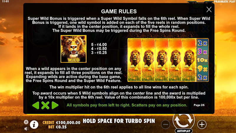 hot safari super wild bonus