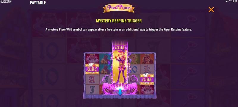 pied piper mystery respins trigger
