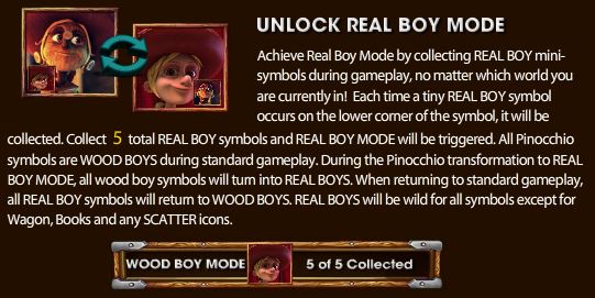 pinocchio unlock real boy mode