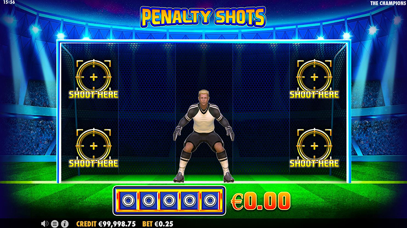 the champions penalty shots