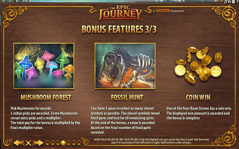 the epic journey bonus features