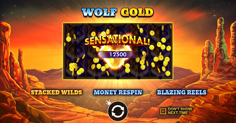 wolf gold stacked wilds