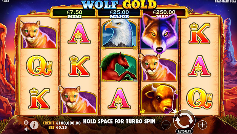 wolf gold videoslot