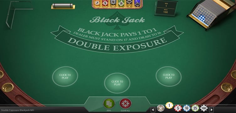 Double Exposure Blackjack