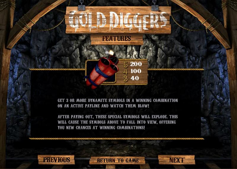 Gold Diggers dynamite symbol