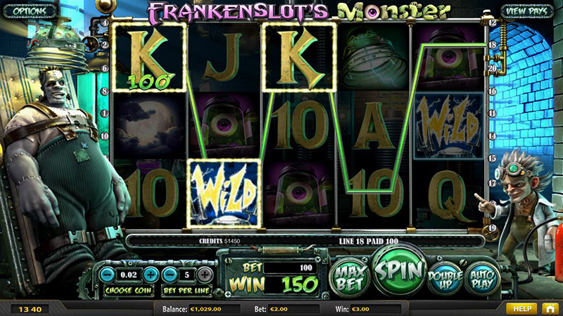 frankenslot's monster wild