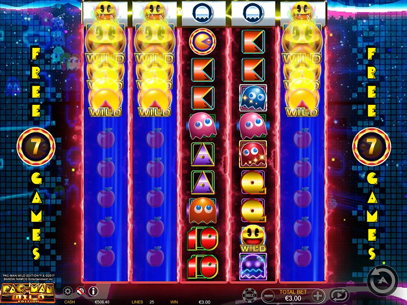 pac-man wild edition free spins