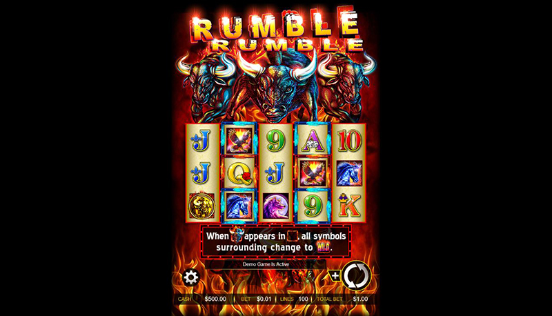 rumble rumble videoslot