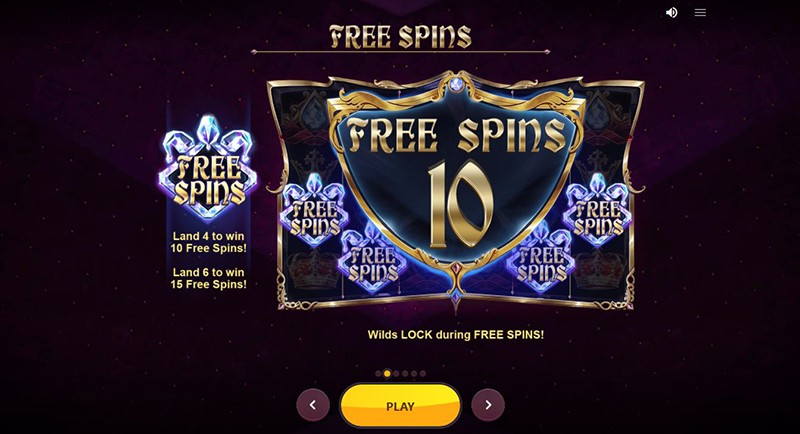 crystal mirror free spins symbol